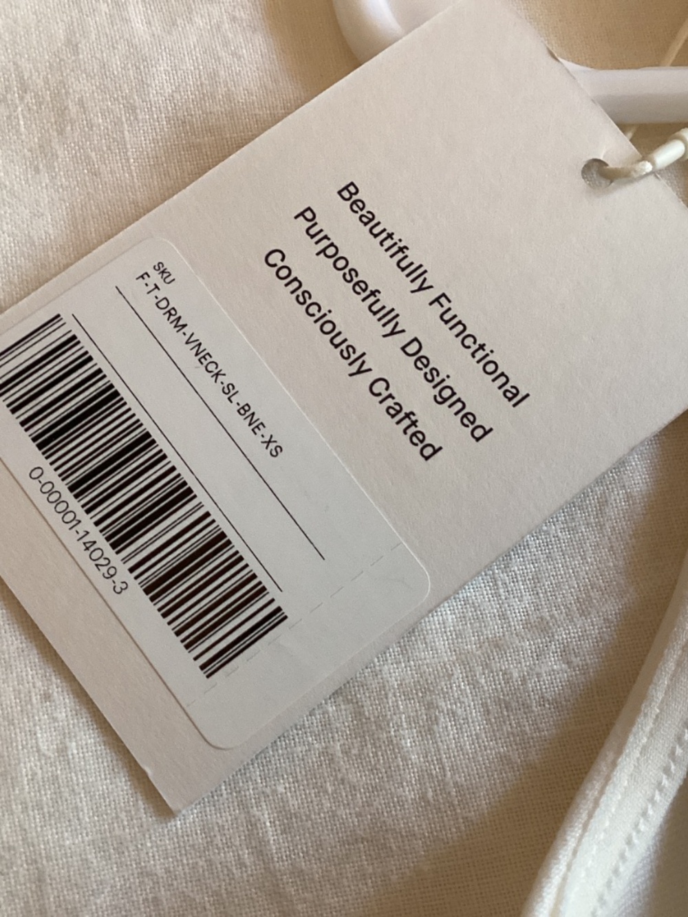 Everlane Tank Top in Cream - Size XS - Picture 3 of 4